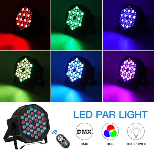 Miniatura 2 de Luces de escenario de 36 luces LED par, luces de U`King RGB para iluminación de escenario interior para Navidad, Halloween, fiesta de música