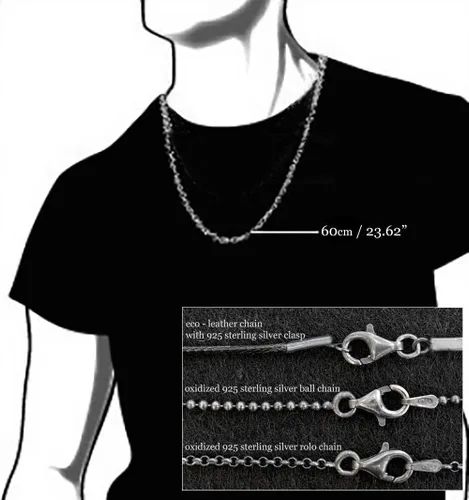 Miniatura 5 de Handmade Pendant Necklace Big sterling silver necklace on ball chain for men pendants necklace camera pendant necklace photographer necklace photo