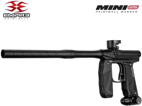 Miniatura 6 de Maddog Empire Mini GS - Marcador electrónico completo para pistola de paintball con tanque de paintball 48/3000 HPA y paquete de inicio de cargador