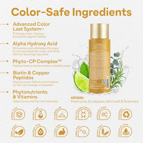Miniatura 3 de Colorproof Biorepair Thicken Conditioner for Thinning Color-Treated Hair, Nourishes & Stimulates Hair & Scalp, Thicker, Fuller Looking Hair