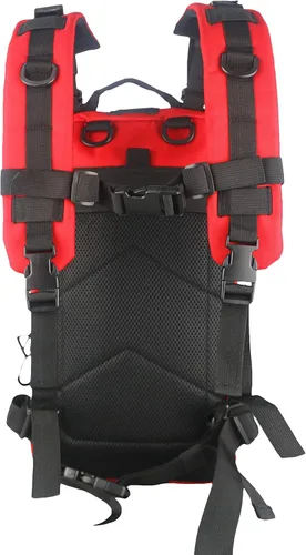 Miniatura 4 de Lightning X Mochila médica para primeros auxilios + kit para traumatismos y hemorragias (Rojo)
