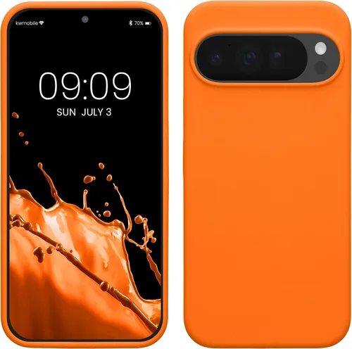 Miniatura 614 de kwmobile Funda Compatible con Google Pixel 6 Pro - Funda de teléfono de silicona TPU con acabado suave - Azul Arrecife
