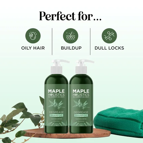 Miniatura 7 de Champú aclarante para cabello graso y cuero cabelludo - Champú de limpieza profunda que elimina la acumulación con aceite de romero - Champú que