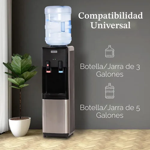 Miniatura 2 de Igloo dispensador de agua con carga superior – Dispensa agua fría y caliente – Negro y acero inoxidable, con capacidad para jarras de 3 y 5 galones