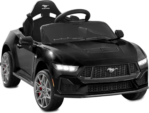 Best Choice Products Auto Eléctrico de Paseo de 12V para Niños con Licencia Oficial de Ford Mustang con Control Parental, Luces LED, 2 Velocidades,