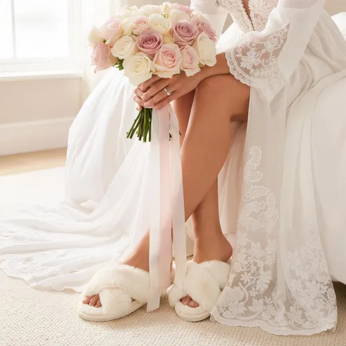 Miniatura 2 de Ankis - Pantuflas negras, grises y blancas para mujer, mullidas, afelpadas y cómodas con banda cruzada, espuma viscoelástica y punta abierta
