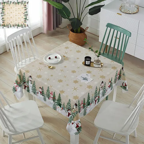Miniatura 28 de Mantel rectangular impermeable con hojas de eucalipto de otoño, 52 x 70 pulgadas, mantel otoñal, rústico, girasol, acuarela, botánico, a prueba