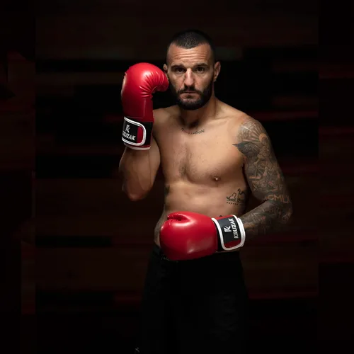 Miniatura 7 de Kruzak - Guantes de boxeo para hombres y mujeres, guantes de sparring y kickboxing, Muay Thai y MMA, 8-16 onzas