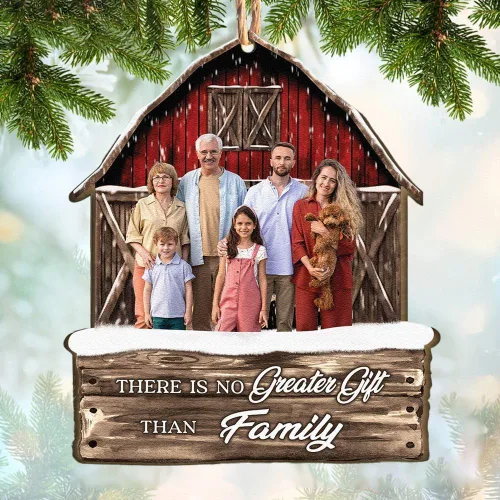 Miniatura 20 de IZI POD - Adorno familiar 2025, recuerdo de Navidad personalizado, decoración de madera o acrílico 2D personalizada para el hogar y el automóvil