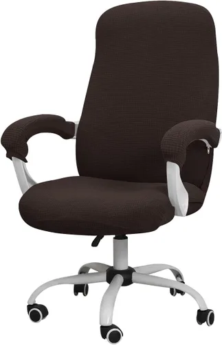 Miniatura 16 de Forcheer - Fundas elásticas para reposabrazos de silla de oficina, resistentes al agua, de Spandex y Jacquard, para sillas de oficina y computadora