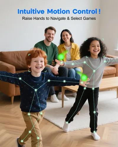 Miniatura 3 de MetFut Consola de juegos AR Motion para niños: sistema de juego de aprendizaje y juego activo para mejorar la lógica, la coordinación y el fitness.