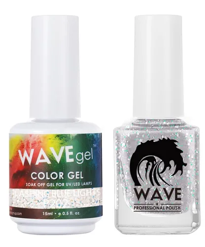 Miniatura 128 de WAVEGEL - Juego dúo de gel y esmalte de uñas a juego - Colección Simplicity - #P109 Blizzard I 0.5 onzas