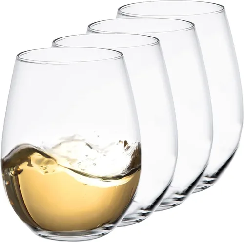 Miniatura 15 de Copas de vino sin tallo para vino tinto o blanco (juego de 2), 18 onzas, copas de vino grandes para cabernet, pinot noir, borgoña, burdeos