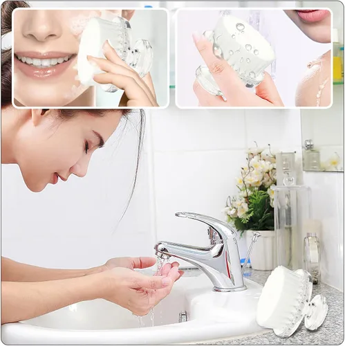 Miniatura 4 de Cepillo facial exfoliante facial, cepillo exfoliante facial, maquillaje, mezcla de piel, limpieza de poros, exfoliante para cara, portátil
