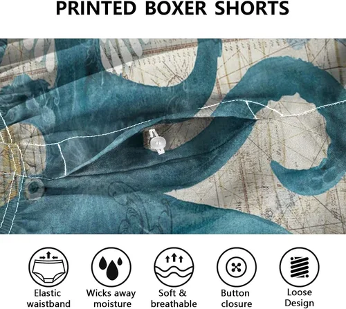 Miniatura 3 de Fisyme Boxers para hombre, calzoncillos tipo bóxer para hombre