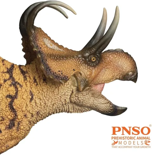 Miniatura 6 de PNSO Modelos de dinosaurios prehistóricos (41 Perez The Machairoceratops)