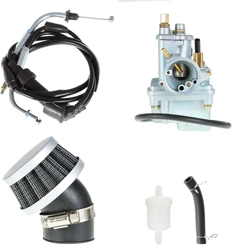 Miniatura 7 de WFLNHB Repuesto de carburador para Yamaha PW80 Y-Zinger Big Wheel 80 BW80 Dirt Bike con cable de acelerador de filtro de aire