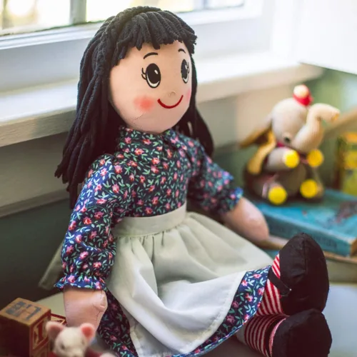Miniatura 3 de The Queen's Treasures Muñeca y accesorios de niña de 18 pulgadas, Little House on The Prairie de 18 pulgadas, muñeca de trapo estadounidense