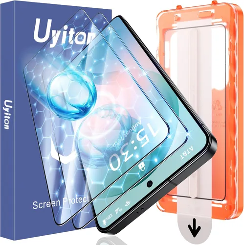Miniatura 22 de Uyiton UnBreak-Glass - Protector de pantalla de privacidad para Samsung Galaxy S25 Ultra, soporte ultrasónico de huellas dactilares, marco de Negro