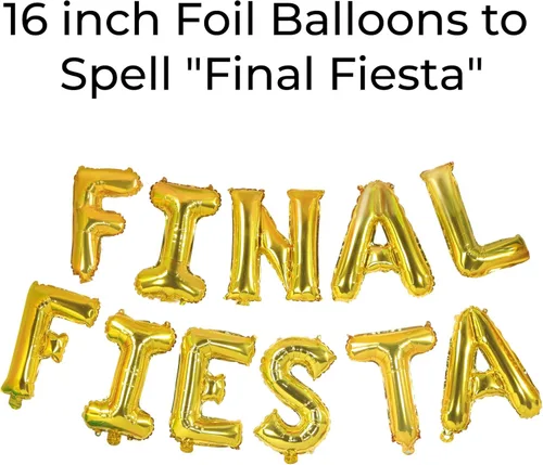 Miniatura 3 de Final Fiesta - Juego de decoraciones para despedida de soltera, telón de fondo, kit de fiesta de última fiesta, decoraciones temáticas mexicanas