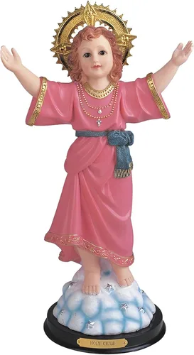 ICE Armor 16 '' H Santo Divino Nino Estatua Divina Niño Jesús Santa Figurita Decoración Religiosa, Multicolor, 78GSC316.03 Rosa-16 pulgadas-1