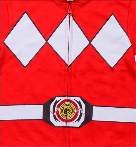 Miniatura 3 de Hasbro Power Rangers - Sudadera con capucha con cremallera para niños pequeños, azulrojo