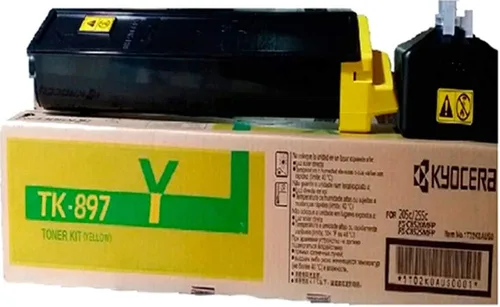 Miniatura 2 de Kyocera 1T02K0CUS0 Modelo TK-897C Cartucho de tóner cian, compatible con impresoras multifuncionales a color FS-C8025MFP, FS-C8520MFP, TASKalfa