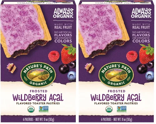 Miniatura 18 de Natures Path, Tostadora Pastries Frosted Wildberry Acai Organic 6 unidades, 11 onzas