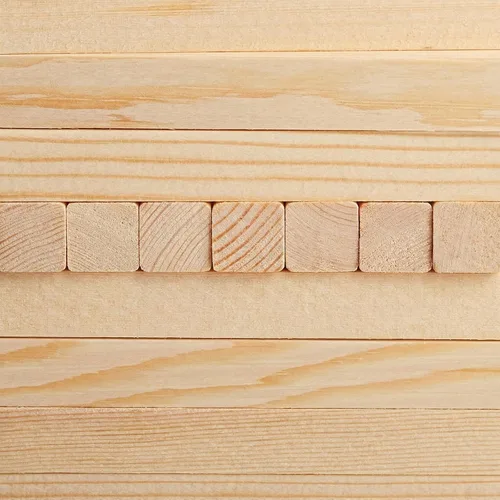 Miniatura 4 de Elsjoy Paquete de 50 varillas cuadradas de madera de 1/2 x 12 pulgadas, palos de madera de pino sin terminar para manualidades, proyectos