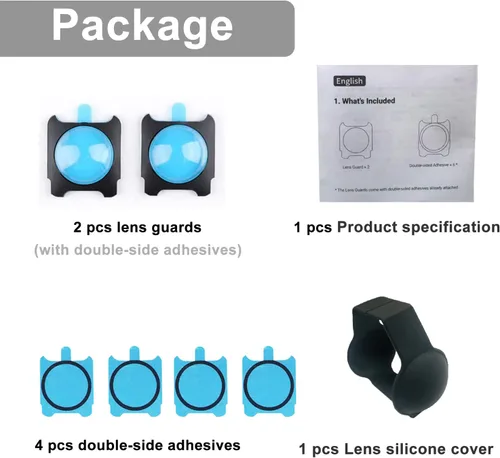 Miniatura 7 de Protectores de lente dual para accesorios Insta360 One RS/ONE R
