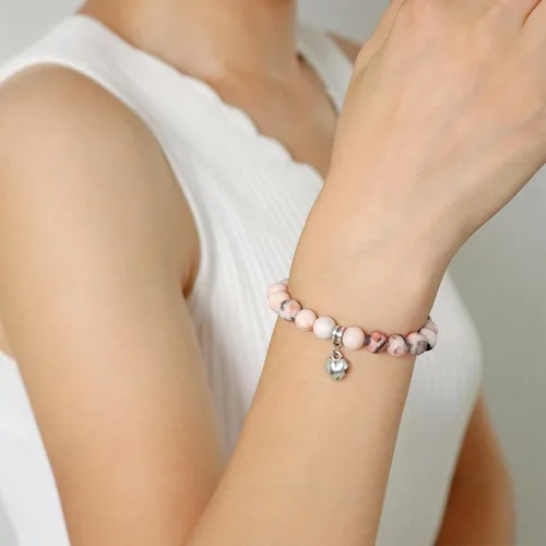 Miniatura 2 de Risyfjew Regalos para mujeres, pulseras curativas de piedra natural, regalos inspiradores para mejores amigas, hermana, mamá, niñas y ella