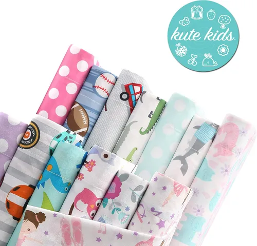 Miniatura 4 de Kute Kids - Juego de sábanas supersuave, fabricado con diseños y personajes especiales, incluye funda(s) para almohada; en tamaño Twin, Full y Queen