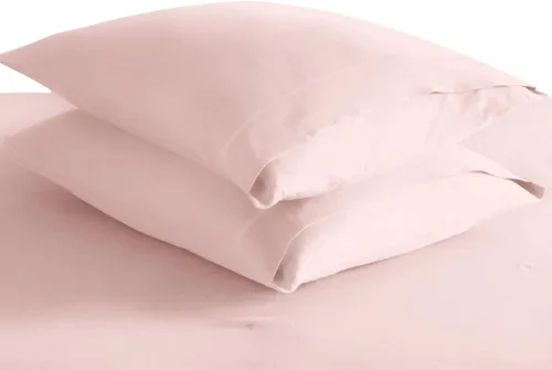 Miniatura 72 de Pizuna Juego de 2 fundas de almohada de 100 % algodón puro, tamaño estándar, color blanco, lujosas fundas de almohada de 400 hilos de satén