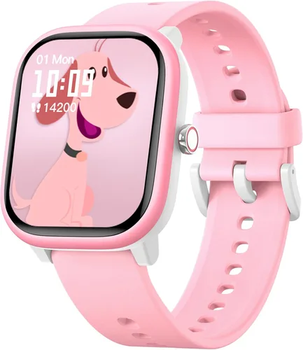 Miniatura 10 de Reloj inteligente para niños y niñas sin necesidad de APP/teléfono, reloj deportivo para niños de 1.8" IP68 resistente al agua, podómetro, monitor