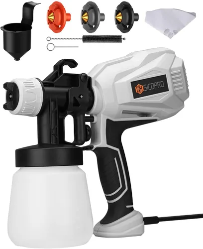 Pulverizador de pintura, pulverizador de pintura para pintura de casas, césped y jardín, pistola de pintura en aerosol HVLP, pistola pulverizadora