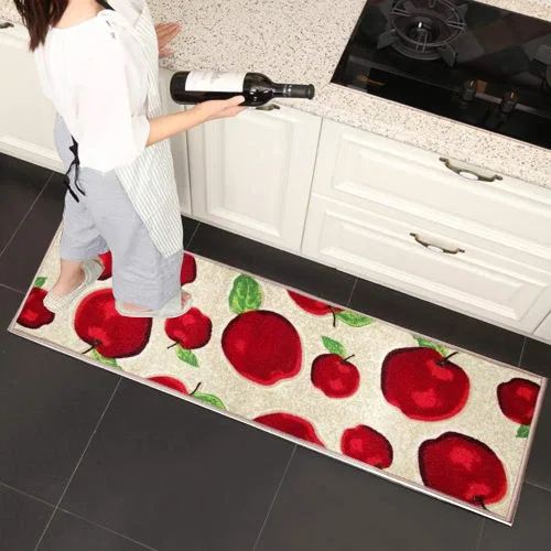 Miniatura 2 de Juego de alfombras de cocina con respaldo de goma antideslizante, 3 piezas (2 unidades)