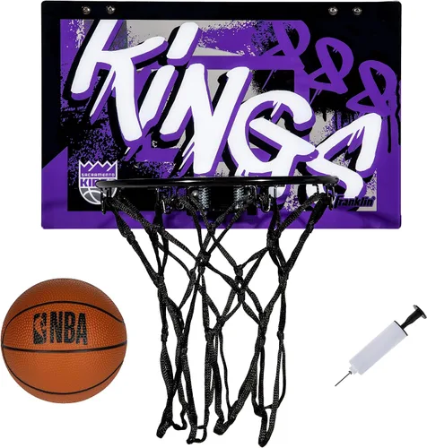 Miniatura 15 de Franklin Sports NBA Team Over the Door Aros de Baloncesto - Mini Aro de Baloncesto Interior para Niños + Juego de Pelota - Mini Aros para Fanáticos