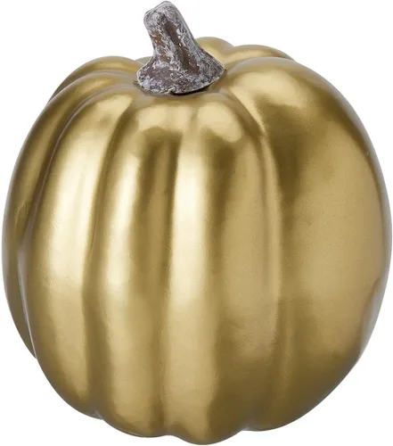 Miniatura 4 de Lizxun 7 calabazas artificiales para decoración de Halloween, calabaza naranja de espuma simulada de Halloween, calabazas de espuma de otoño para 7