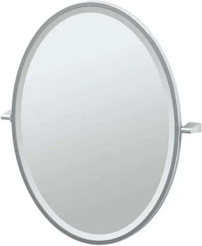 Miniatura 18 de Gatco 4379SM Bleu, Espejo Rectangular Pequeño, Cromado, 24 Pulgadas