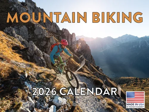 Miniatura 14 de Calendario de deportes de aventura al aire libre, calendario mensual de pared 2026, 12 meses, fabricado en Estados Unidos