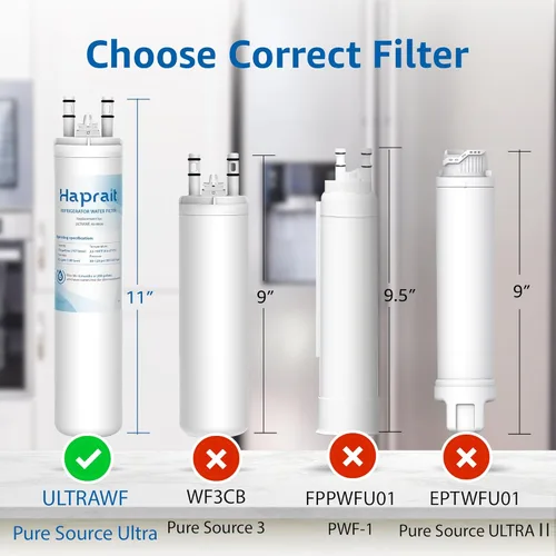 Miniatura 2 de Haprait HP005 Repuesto para ULTRAWF y PAULTRA Pure Air Ultra, compatible con Pure Source Ultra, Kenmore 9999, 469999, 46-9999, 3