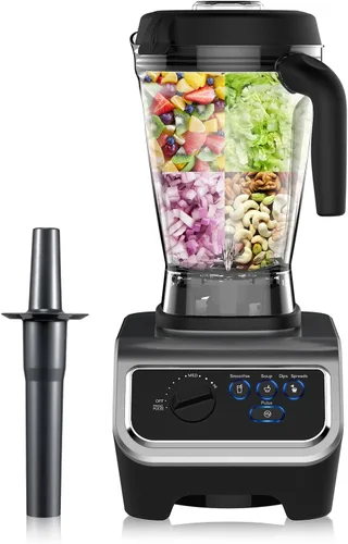 Miniatura 11 de iCucina Licuadora de batidos, licuadora personal para batidos y batidos, tecnología de pulso de 700 W, licuadoras de una sola porción con 2 vasos