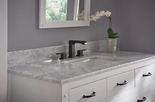 Miniatura 2 de DELTA FAUCET Ara - Grifo de baño generalizado de níquel cepillado, grifo de baño de 3 agujeros, tecnología de sello de diamante, ensamblaje