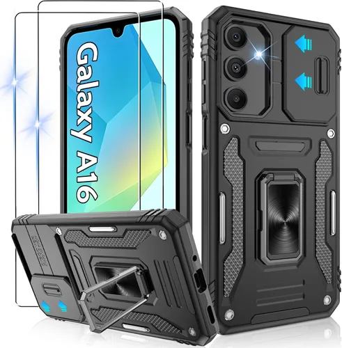 Miniatura 179 de Gritup para Samsung Galaxy S22 Funda con protectores de pantalla HD de 2 paquetes y cubierta deslizante para la cámara, protección contra caídas