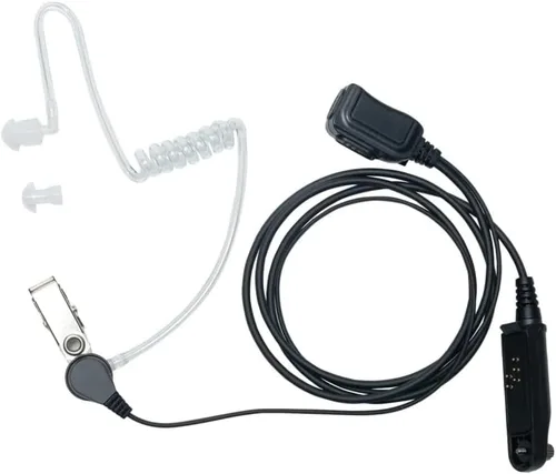 Miniatura 2 de Auriculares para Baofeng UV-9R UV-9RPlus UV-XR UV-5S BF-9700 BF-A58 GT-3WP con auriculares de tubo acústico encubierto y PTT MIC, paquete de 2
