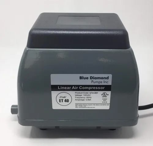Miniatura 2 de Blue Diamond Pumps Blue Diamond ET 40 Bomba de aire de diafragma lineal séptico o estanque