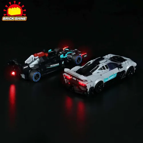 Miniatura 4 de Kit de luces para Lego Speed Champions Mercedes AMG 76909 (Lego Set no incluido) (Classic)