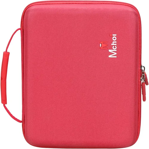 Miniatura 5 de Funda de almacenamiento Mchoi para 20 autos HotWheels, organizador de autos de juguete para el almacenamiento de tus autos Matchbox, rojo, solo