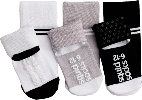 Miniatura 35 de squid socks Calcetines de viscosa de bambú 0-6M, 6-12M, 12-24M y 2T-3T Calcetines que se mantienen puestos
