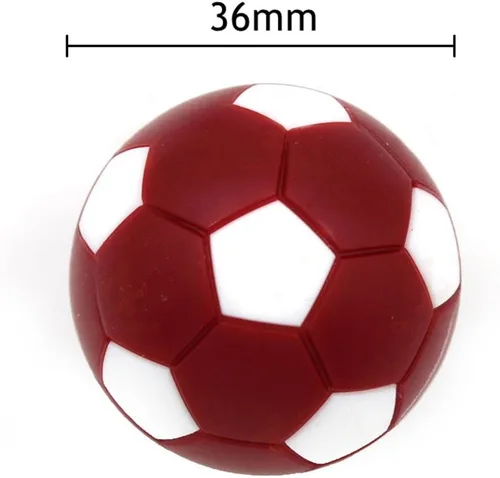 Miniatura 2 de PGYUD - Pelotas de fútbol de mesa de 1.42 pulgadas (1.417 in), paquete de 12 pelotas de repuesto de futbolín, multicolor para mesas estándar